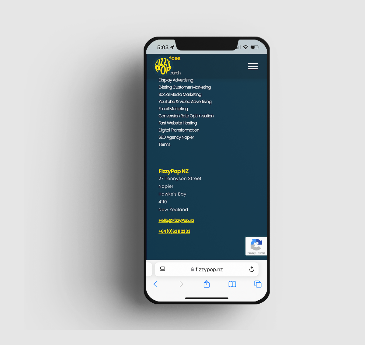 local seo checklist footer local SEO checklist footer example